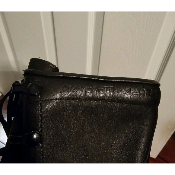 Vintage R0 Search US Military Combat Boots Black Leather Size 8.5 R USA 90s 4-97 - Picture 4 of 8